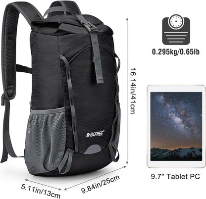 Ultraleichter Faltbarer Kleiner Trekkingrucksack Outdoor Reise 15L