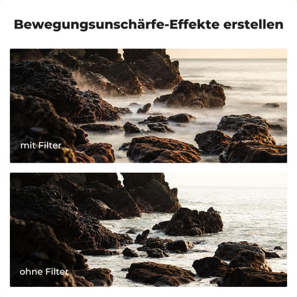 Variabler ND-Filter 86mm ND2-400 mit Tasche