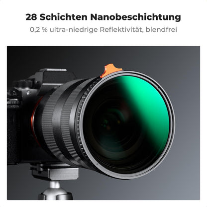 Variabler ND-Filter 86mm ND2-400 mit Tasche