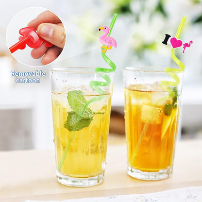 Strohhalme Plastik Kinder 16 Stk. Meerjungfrau Trinkhalme Cocktail Party