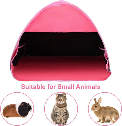 Mini Pop-Up Haustier Strandzelt Sonnenschutz faltbar Rose Red Vinyl L
