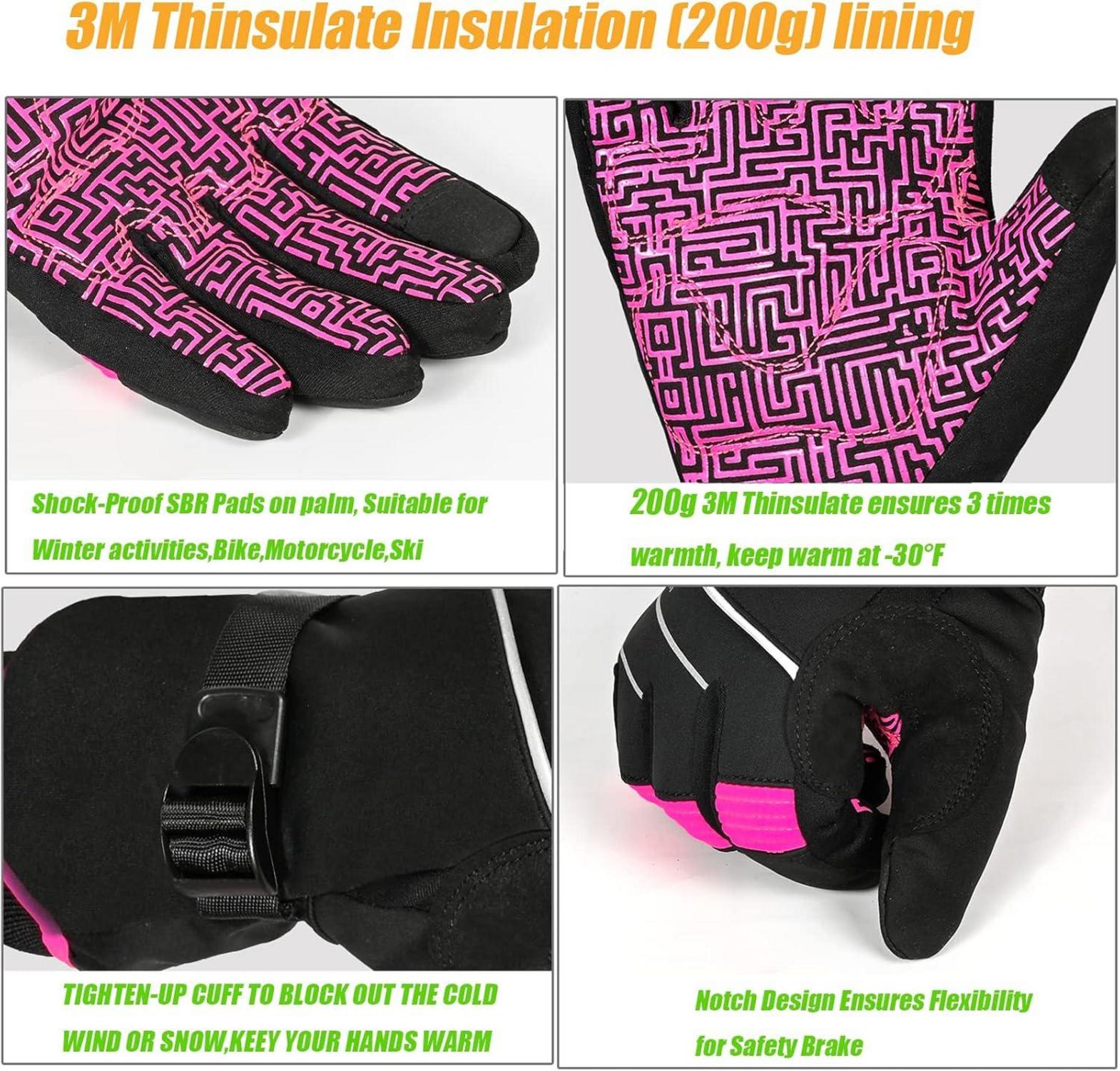 Winterhandschuhe 3M Thinsulate Touchscreen Skihandschuhe