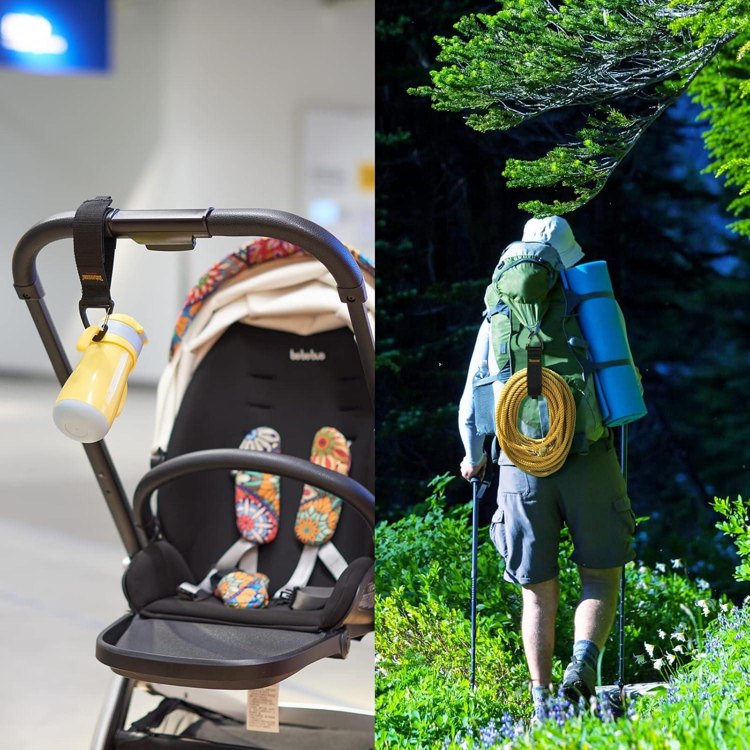 Klettband mit Öse und dreieckiger Schnalle - 6er Pack 3 Größen