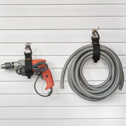Klettband mit Öse für Kabel, Drähte, Seile - 6er Pack, 3 Größen