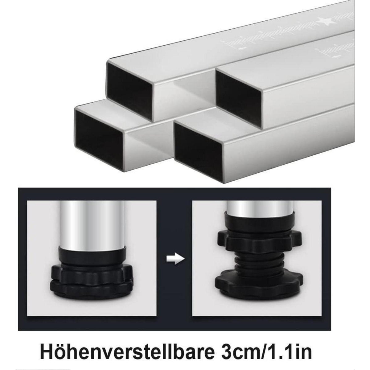 Waschmaschinen Podest verstellbar 10-25cm – Antivibrationsfuß