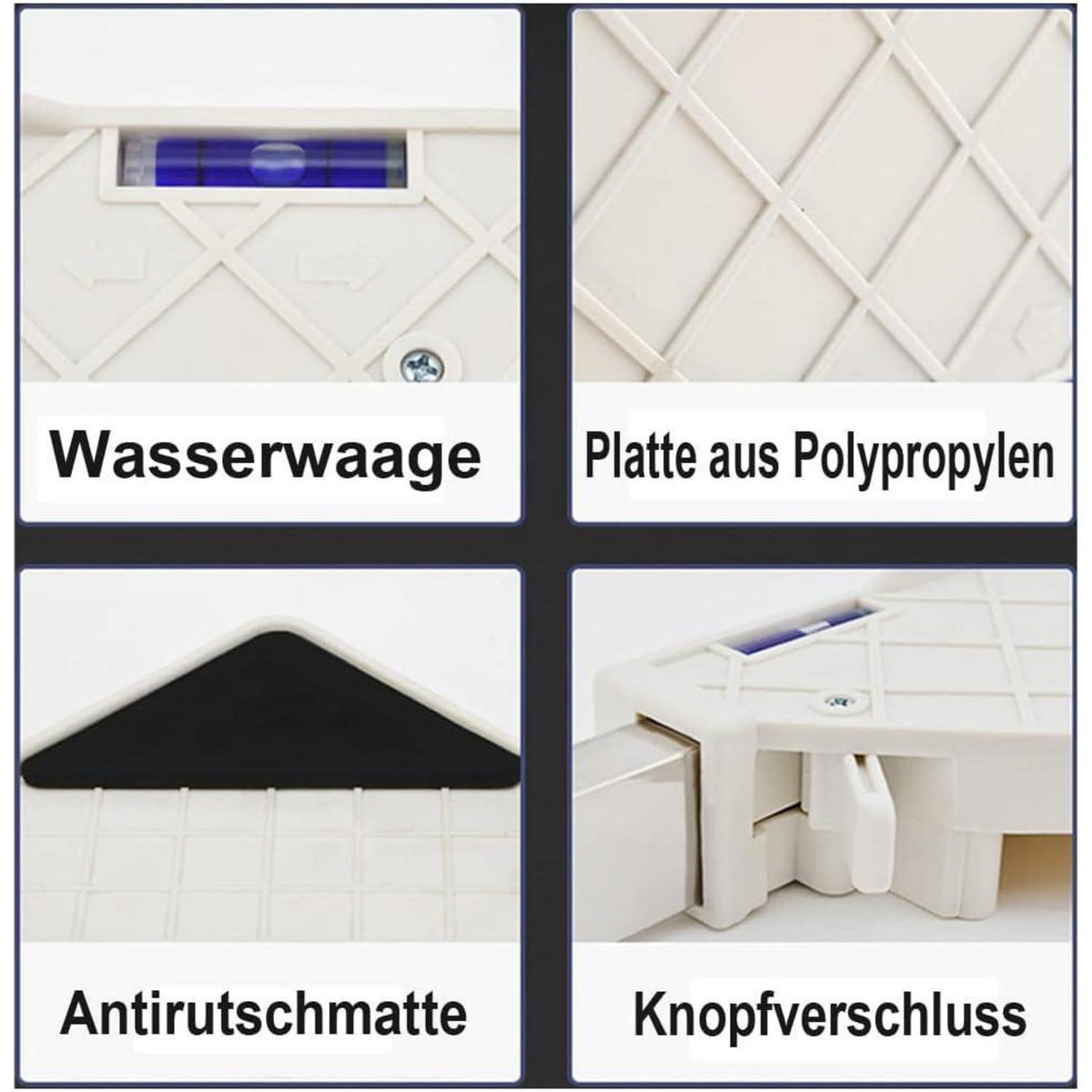 Verstellbarer Maschinen Sockel für Trockner, Waschmaschine u. Co.