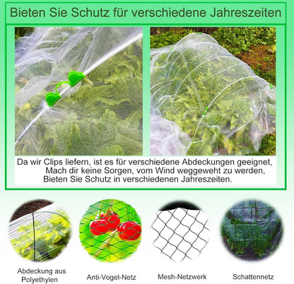 30x Fiberglas Gewächshaus Hoops Bögen Hochbeet Gartenreifen