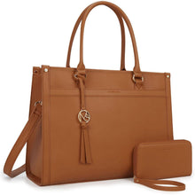 Laptop Handtasche Missnine Damen Laptoptasche 15,6 Zoll
