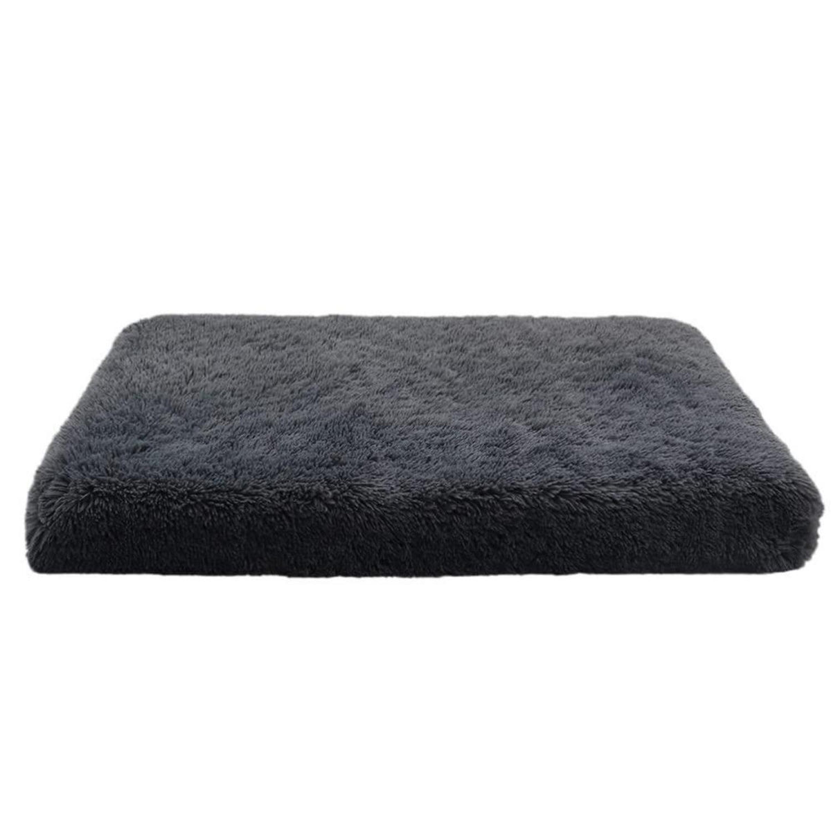 Plüsch Hundebett Mittelgroß – Bequemes Hundesofa Dunkelgrau