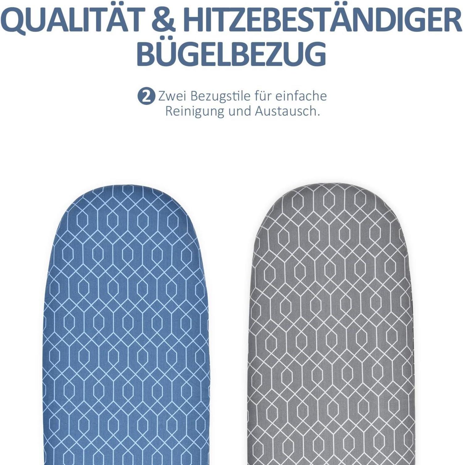 Klappbares Tisch-Bügelbrett mit 2 hitzebeständigen