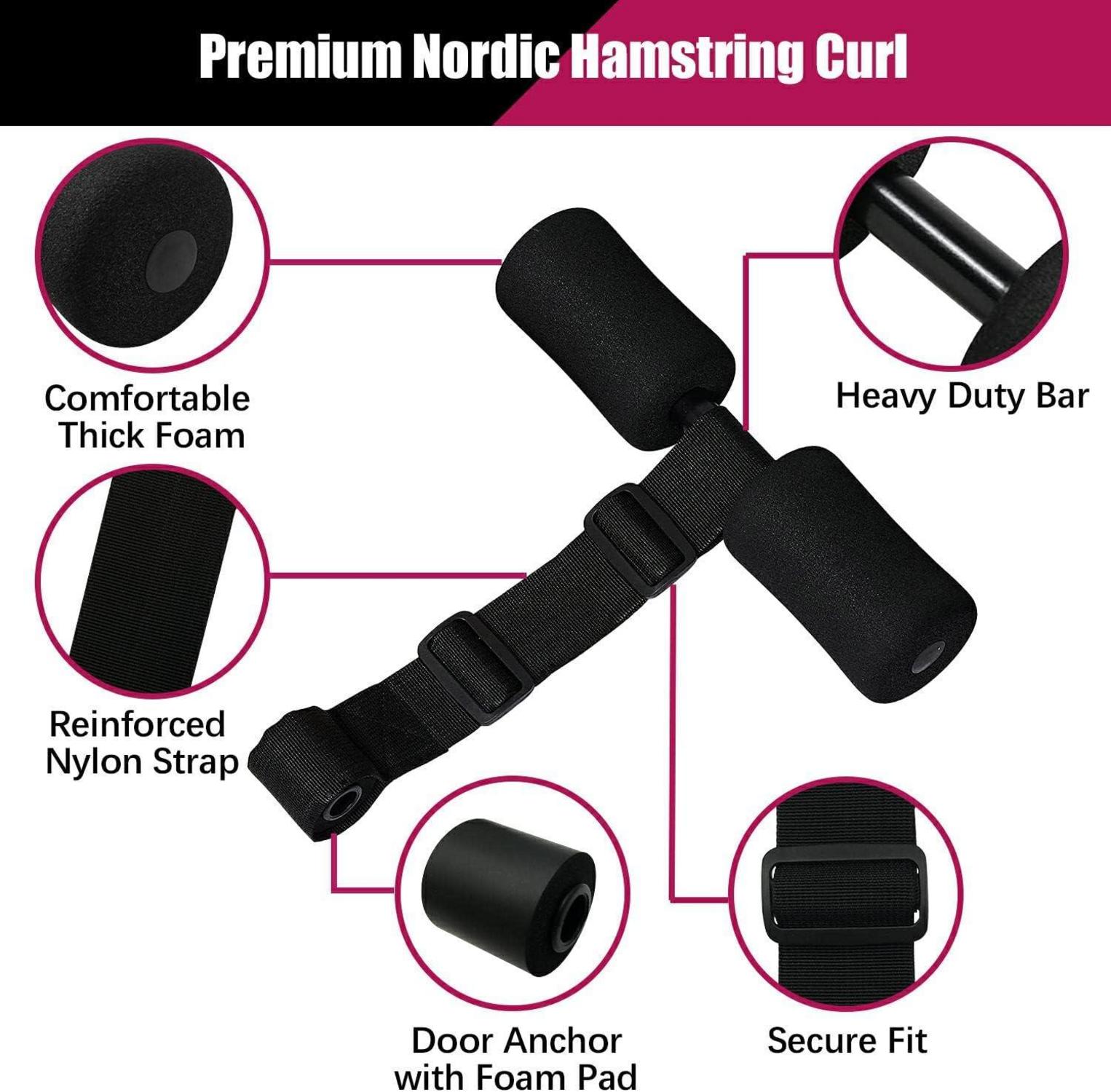 Nordic Hamstring Curl Strap Kniesehnen-Curlriemen Bauchmuskeltraining