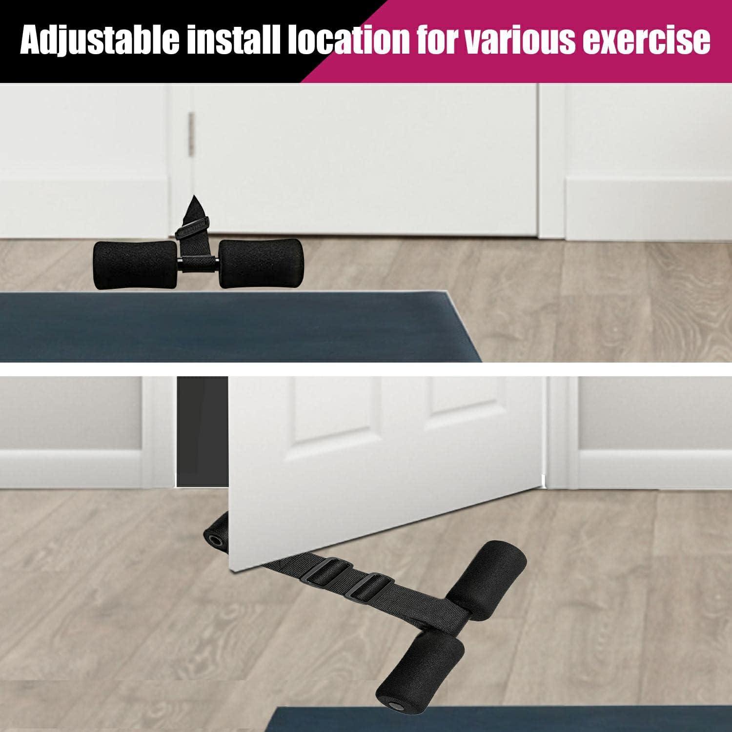 Topfinder Nordic Hamstring Curl Strap verstellbar für Zuhause und Fitnessstudio