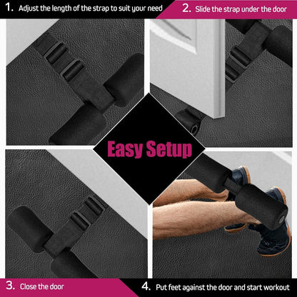 Verstellbarer Nordic Hamstring Curl Strap für Zuhause und Fitnessstudio