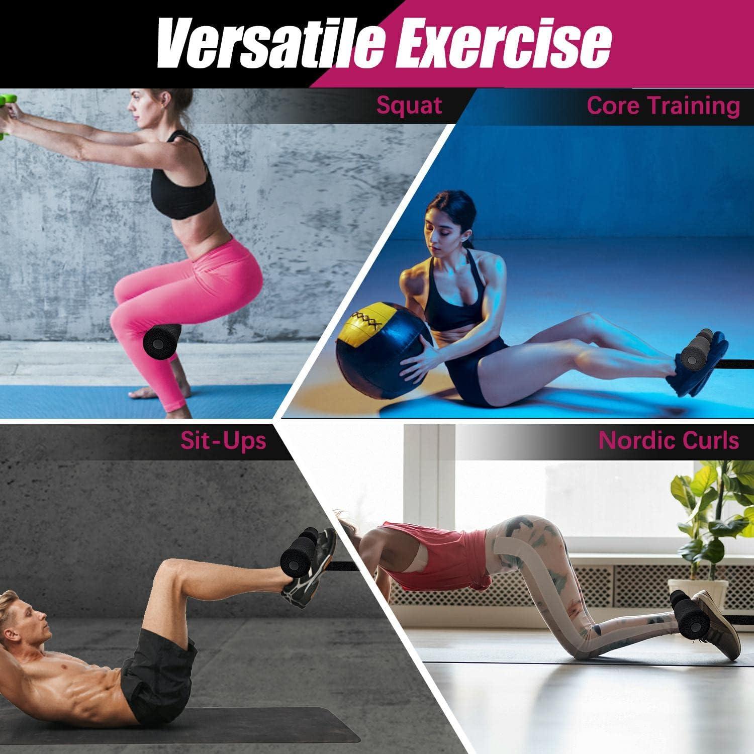 Nordic Hamstring Curl Strap verstellbar Kniesehnen-Curlriemen für