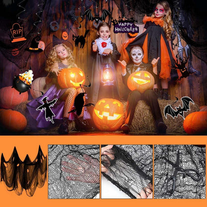 Halloween Deko Set Gruselig Party Spiralen Deckendeko Horror Girlande
