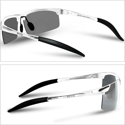 Polarisierte Sportbrille Ultraleichter Al-Mg Metallrahmen UV400067S