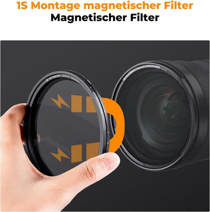 67mm Variabler Magnetischer ND Filter ND8-128 für Kamera