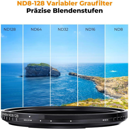 Magnetischer Variabler ND Filter ND8-128 (3-7 Stop)
