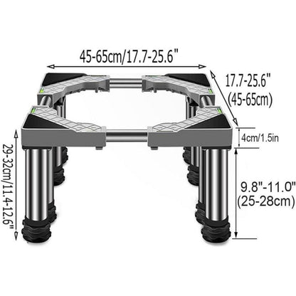Einstellbarer Sockel für Kühlschrank/Waschmaschine (45-65cm)