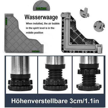 Einstellbarer Sockel für Kühlschrank/Waschmaschine (45-65cm)