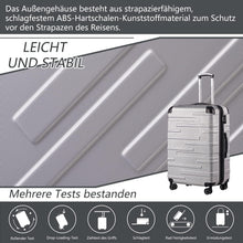 Hartschalen-Koffer Rollkoffer Reisekoffer TSA-Schloss 4 Rollen ABS