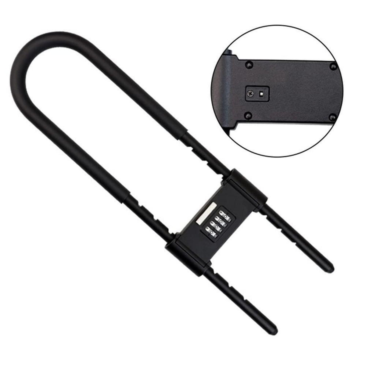 U-Lock Zahlenschloss Fahrrad – Verstellbarer Bügel 270mm