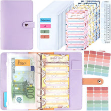 Budget Planner A6 Geldumschläge Ringbuch Spar Challenge Kit