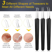 Mitesserentferner Set 15 Stücke Hochwertiger Blackhead