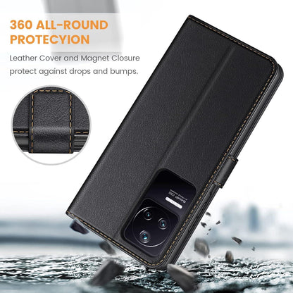 Handyhülle für Xiaomi Poco F4 5G - Premium Leder Schutzhülle
