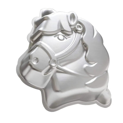 Einhorn Kuchenform Pferdekopf - 3D Backform für Kindergeburtstag