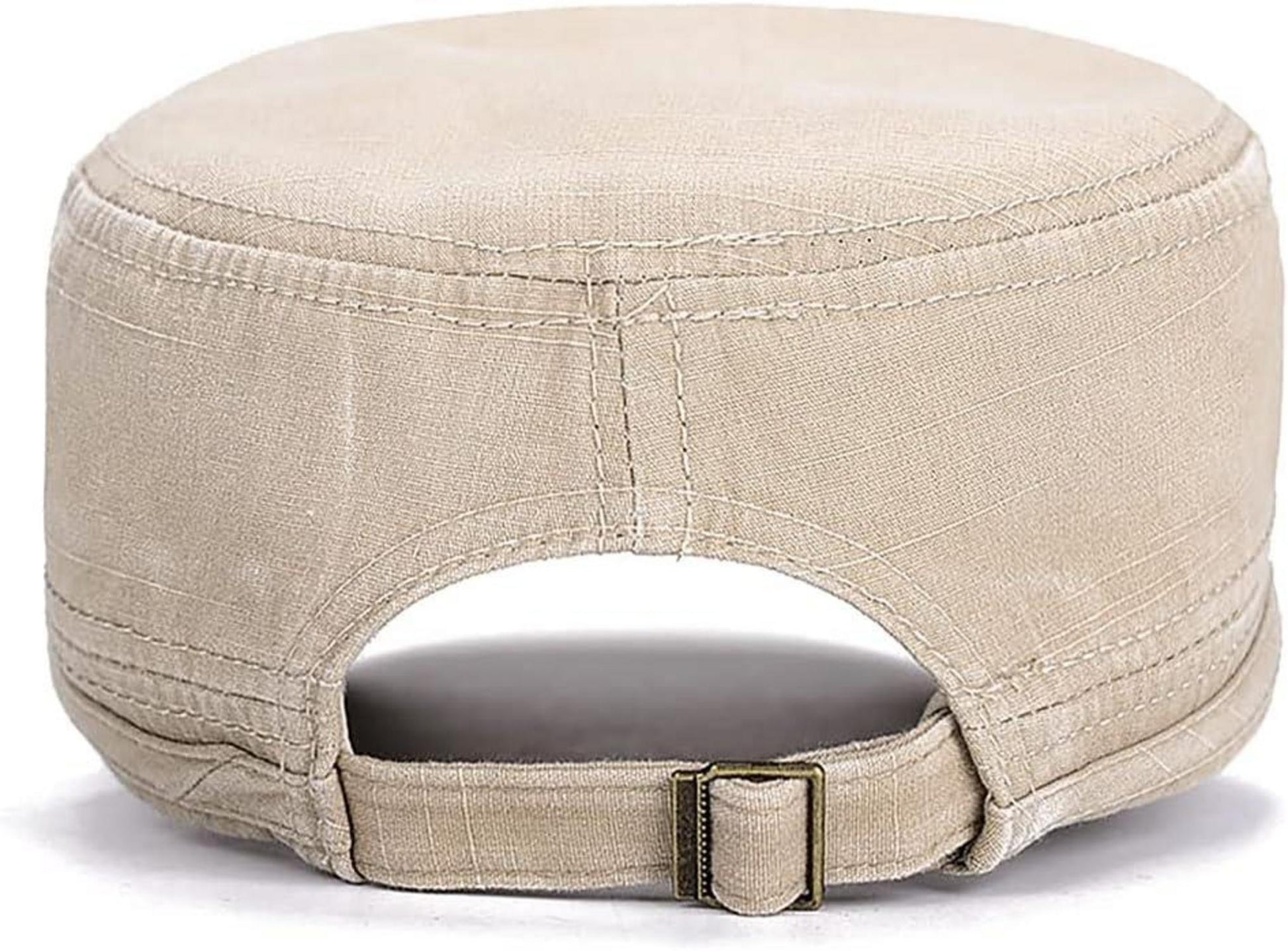 YeeHeen Unisex Armee Kadettenmütze Flache Kappe Baumwolle Beige UV-Schutz