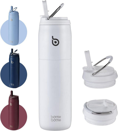 Isolierte Wasserflasche Edelstahl 32oz mit Strohhalm Griff BPA-frei