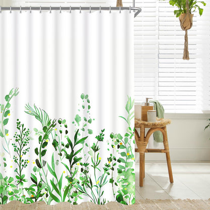 Duschvorhang 200x200 cm Blumen Wasserdicht Polyester Multicolor