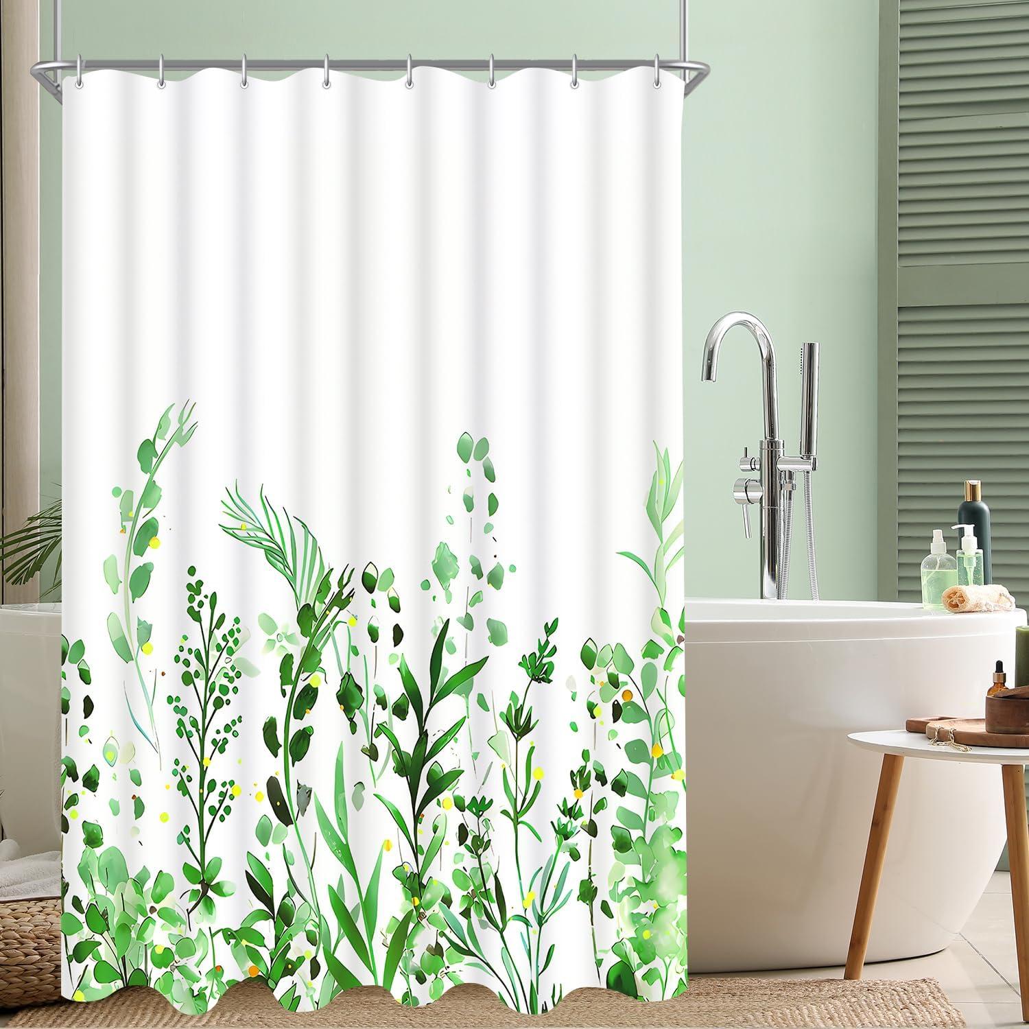 Duschvorhang Blumenmuster Antischimmel Wasserdicht 120x200cm