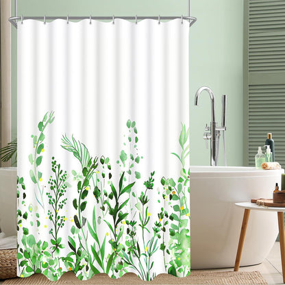 Duschvorhang Blumenmuster Antischimmel Wasserdicht 120x200cm