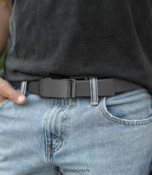 CHAOREN Nylon Automatik Gürtel Herren 35mm Kohlefaser