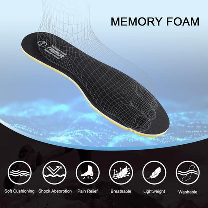 Memory Foam Einlegesohlen für Damen und Herren - Weiche