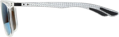 Polarisierte Kohlefaser Sonnenbrille Quadratisch UV400 Schutz