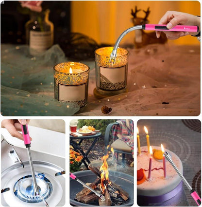 Elektrisches Lichtbogen-Feuerzeug mit flexiblem Hals und USB-Ladekabel