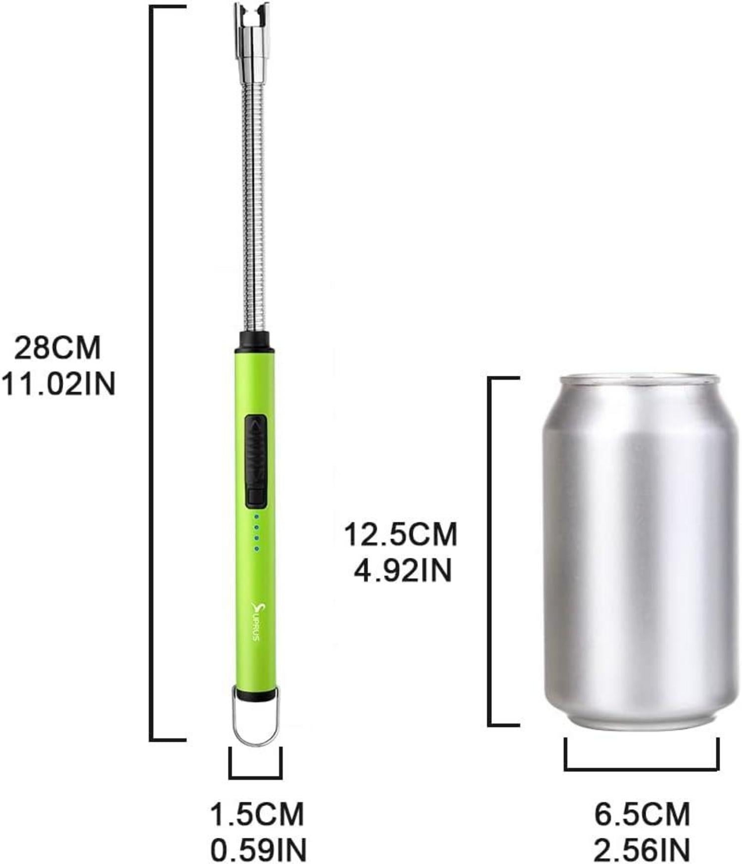 SUPRUS Elektrisches Lichtbogenfeuerzeug USB wiederaufladbar flexibler Hals