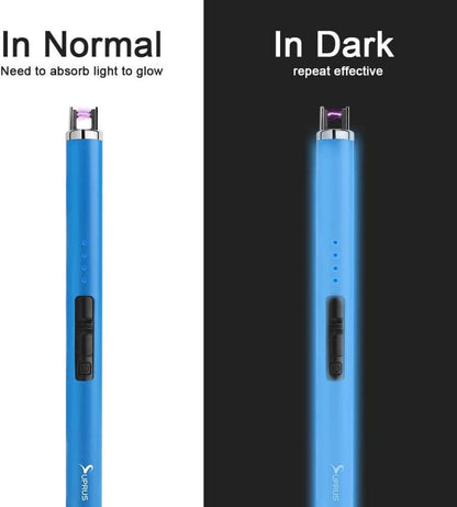 Elektronisches Plasma Feuerzeug Stab USB aufladbar - Blau