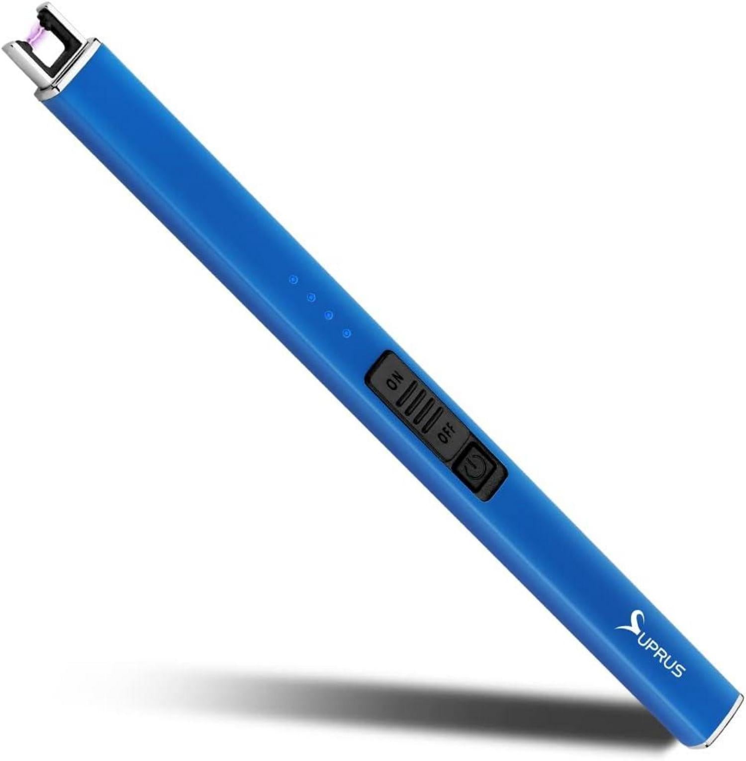 Elektrisches USB-Lichtbogenfeuerzeug dunkelblau wiederaufladbar