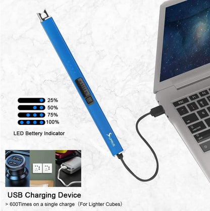 Elektrisches USB Feuerzeug SUPRUS wiederaufladbar winddicht