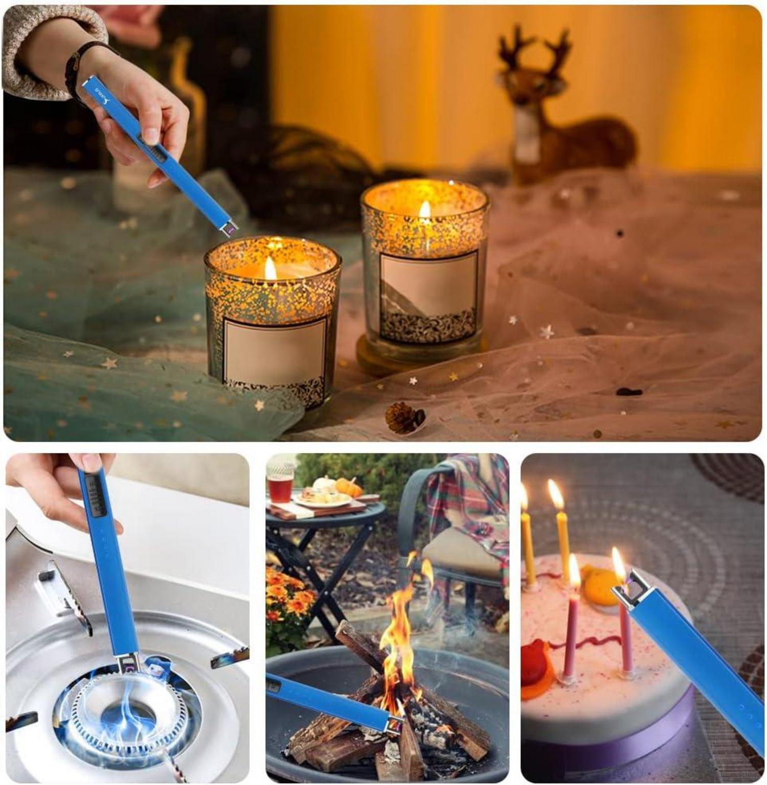 Leuchtfeuerzeug USB-Lichtbogenanzünder mit Sicherheitsschloss