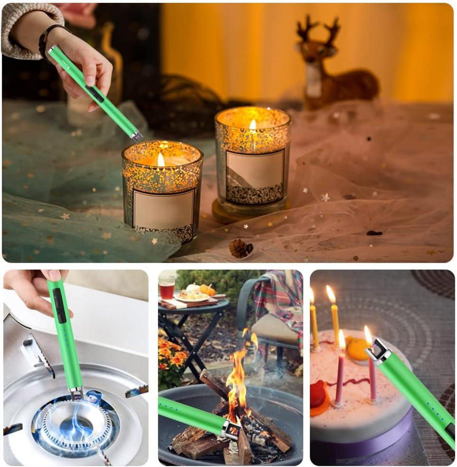 Lichtbogen Feuerzeug Elektronisch Stabfeuerzeug USB Aufladbar Plasma