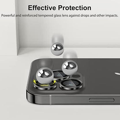 SPARIN Kameraschutz für iPhone 13 Pro Max 9H Gehärtetes Glas HD Klarheit