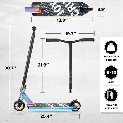 Stunt Scooter Kinder 8+ Jahre Trick Roller Funscooter Kickscooter