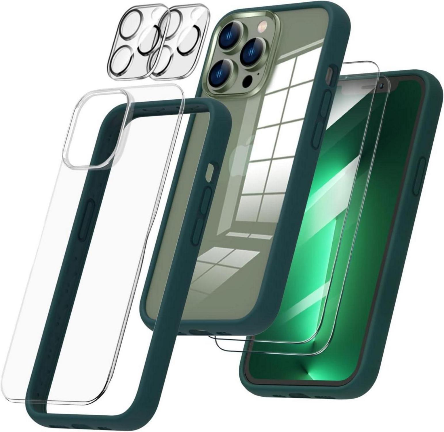 iPhone 13 Pro Hülle Flüssig Silikon Bumper Case mit Screen und