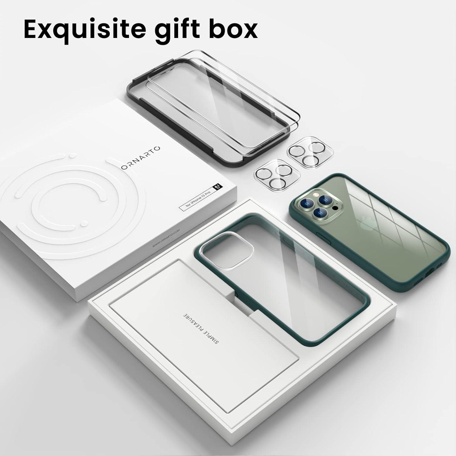 Ganzkörperschutz iPhone 13 Pro Hülle Flüssig Silikon Bumper Case 2