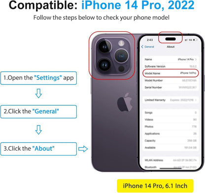 Panzer Schutz Glas iPhone 14 Pro 2022 | 3+2 Stück